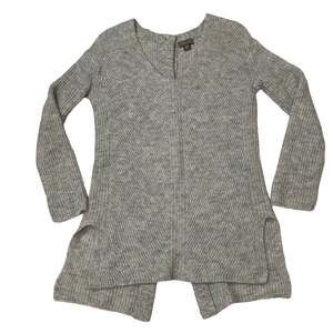 J. Crew Point Sur Open Back Sweater - Gray - XXS
